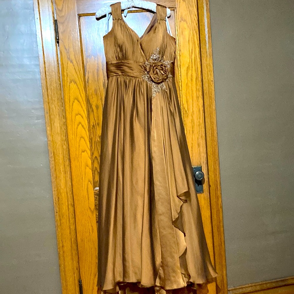 Copper Formal Evening Gown